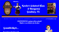 Desktop Screenshot of ketzlersschnitzelhaus.com